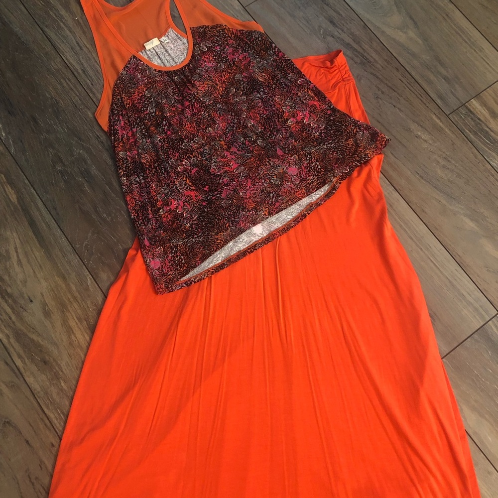Maxi skirt and top